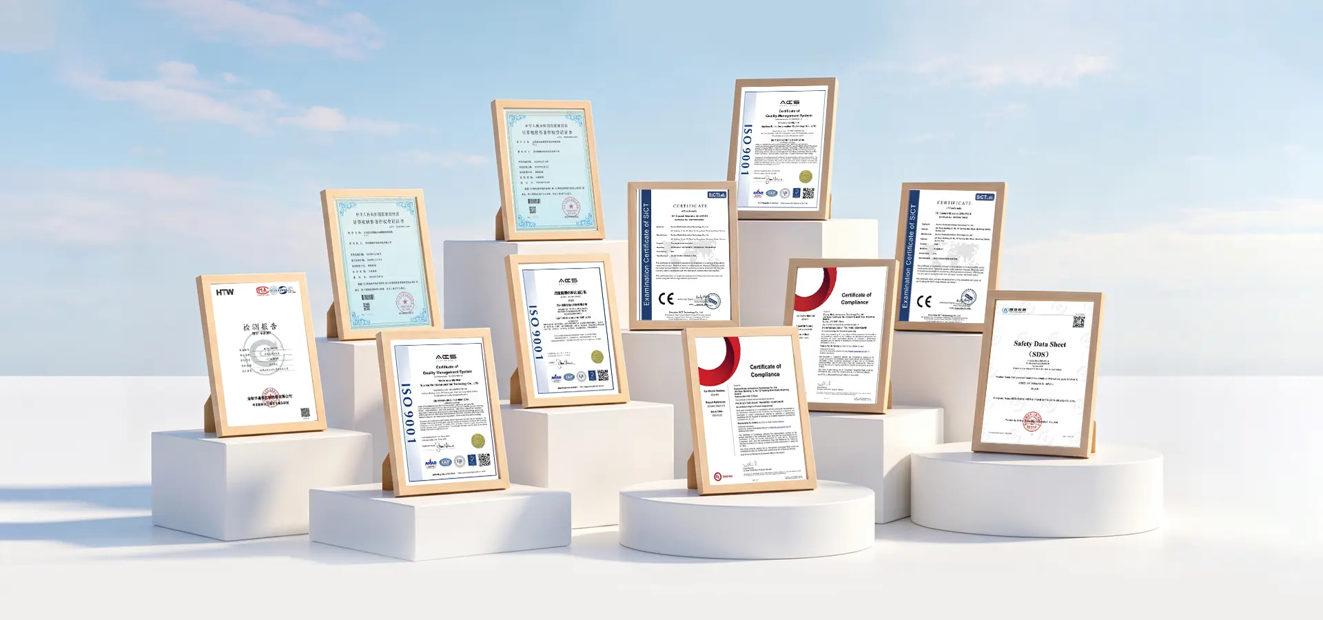 Nhà sản xuất được chứng nhận ISO 9001 & CE tại Trung Quốc